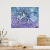Affiche licorne et fée par Molly Harrison (Cuisine)