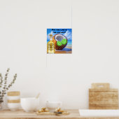Affiche Lime, Noix de Coco et Rhum (Cuisine)