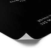 Affiche Liste de Prix Fleurs (Coin)