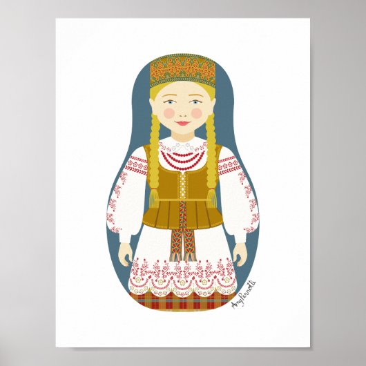 Affiche lituanienne Matryoshka (Devant)