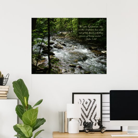 Affiche Living Water II (Bureau à domicile)