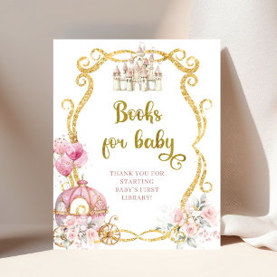 Affiche Livres pour Bébé Princesse Royale Carrosse