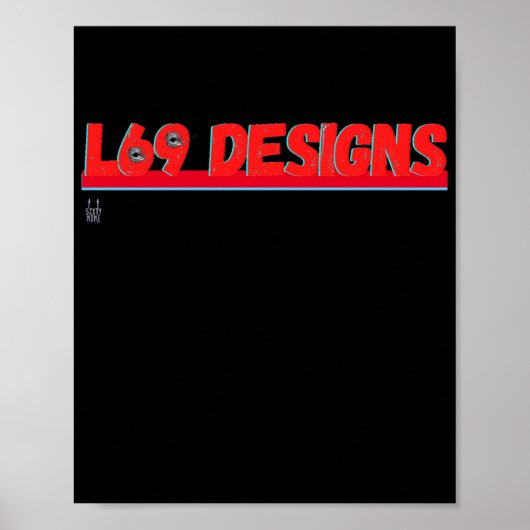 affiche "LOGO L69 designs" (Devant)