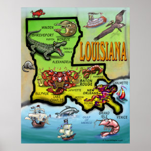 Affiche Louisiane