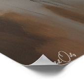 Affiche | Loup | Artstyle huile (Coin)