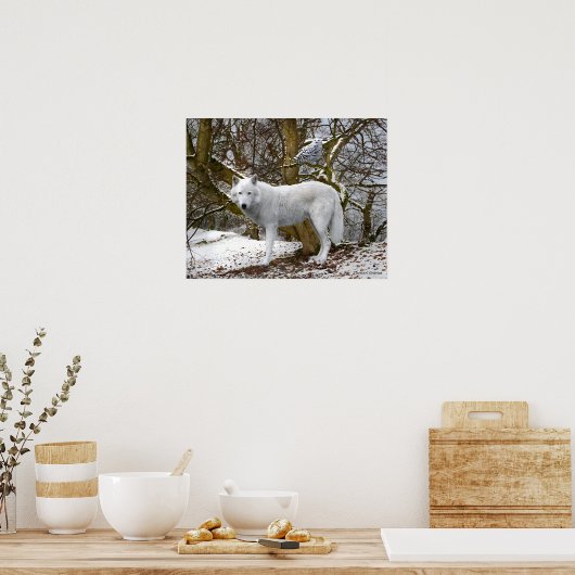 Affiche "Loup solitaire" (Cuisine)