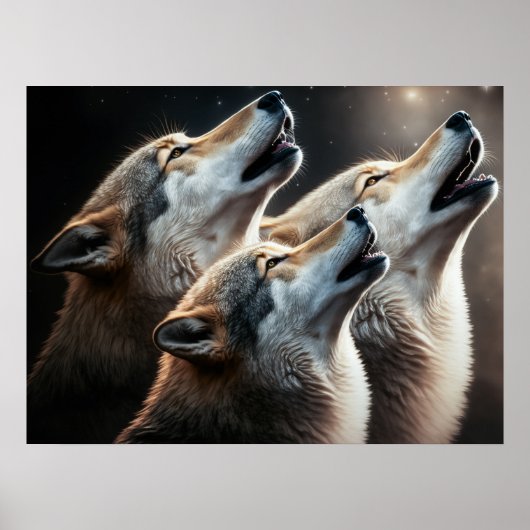 Affiche Loups de Yellowstone (Devant)