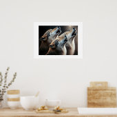 Affiche Loups de Yellowstone (Cuisine)