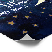 Affiche Love You to the Moon & Back (Coin)