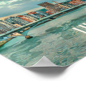 Affiche Luik België Photo Vintage Poster (Hoek)