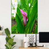 Affiche Lys d'appel Pourpre (Bureau à domicile)