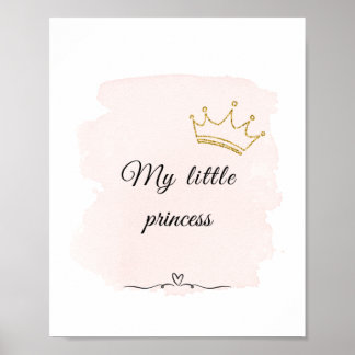 Affiche ma petite princesse