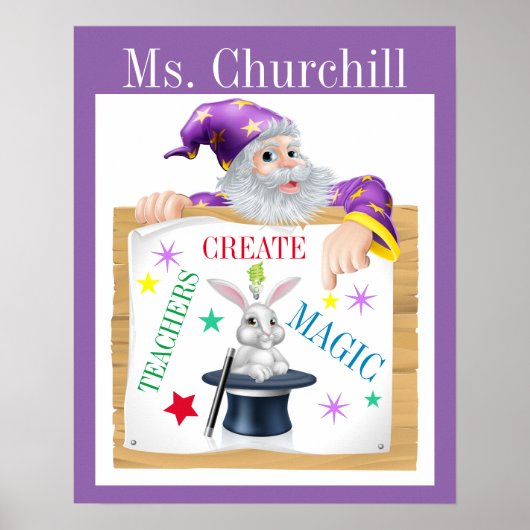 Affiche magique de l'enseignant - SRF (Devant)