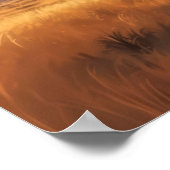 Affiche Majestic Elephant et Calf African Sunset (Coin)