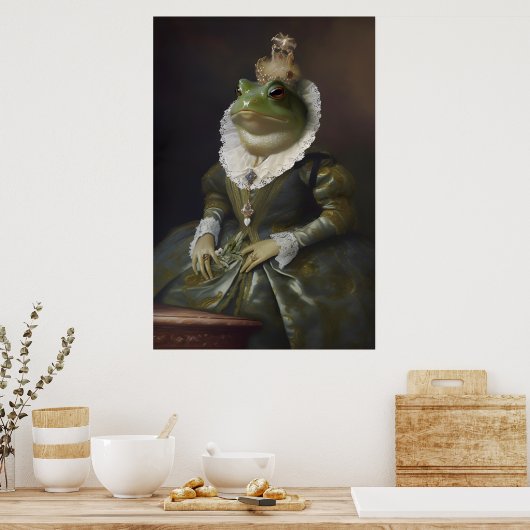 Affiche Majestic Queen Frog (Cuisine)