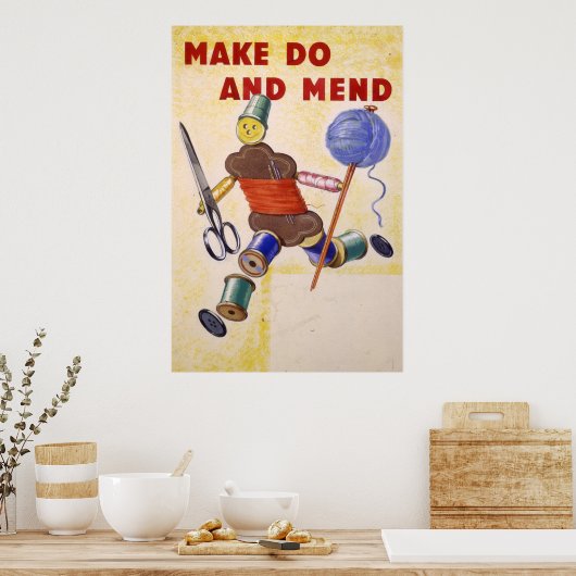 Affiche Make Do And Mend, 1939-1945 (Cuisine)