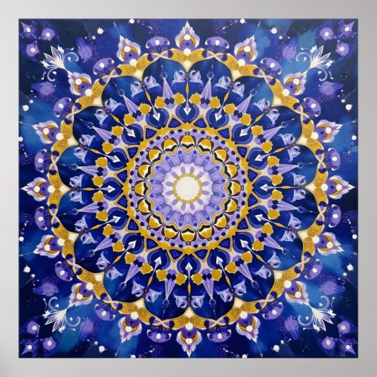 Affiche Mandala Céleste (Devant)