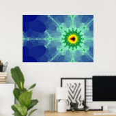 Affiche Mandel sur un nénuphar (Bureau à domicile)