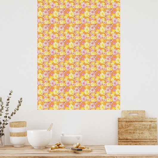 Affiche Marguerites d'été (Cuisine)