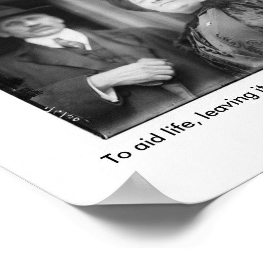 Affiche Maria Montesorri (Coin)