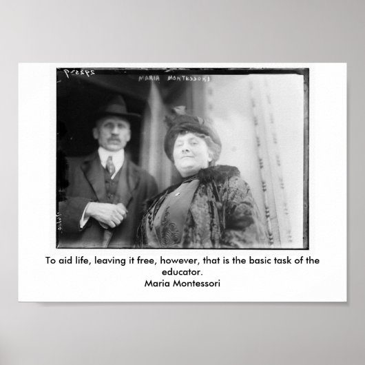 Affiche Maria Montesorri (Devant)