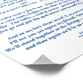 Affiche mat pour rendre hommage à un animal de com (Coin)