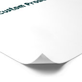 Affiche mat simple de promotion de marque (Coin)