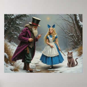 Affiche mat valeur Winter Alice