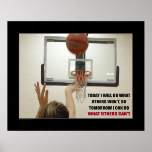 Affiche (mate) du basket-ball #164