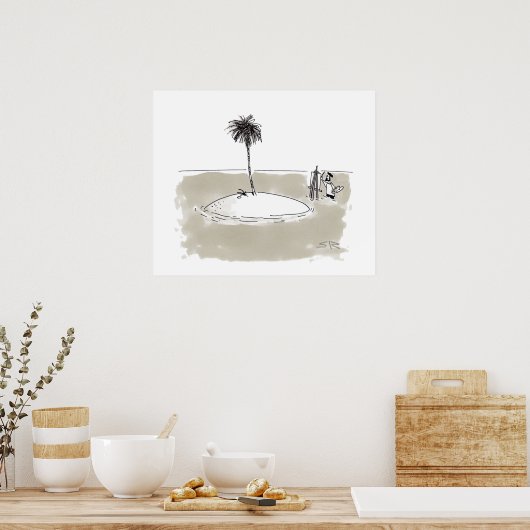 Affiche mate Marooned Painter (Cuisine)