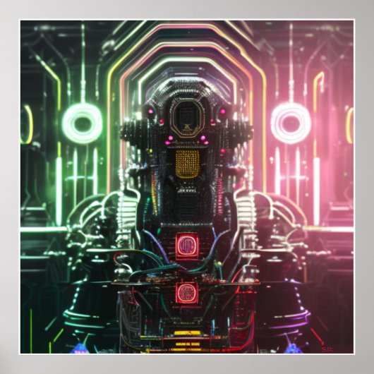 Affiche mate valeur Robot 1 (Devant)