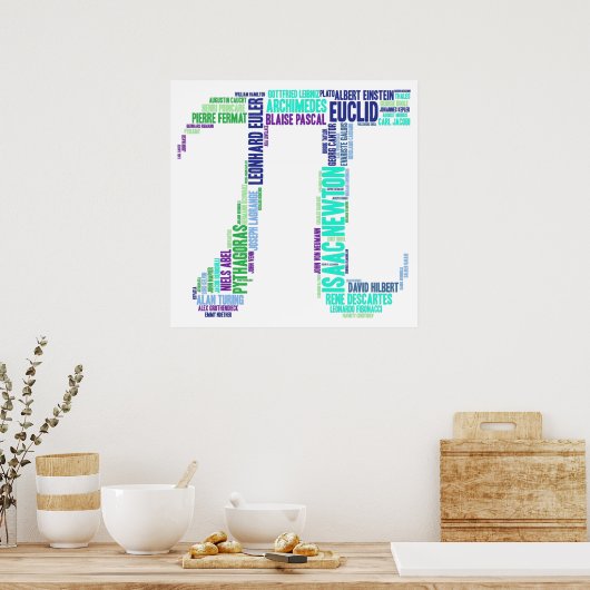 Affiche mathématique (Cuisine)