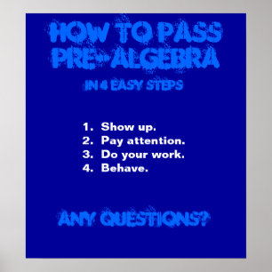 affiche mathématique