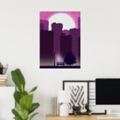 Affiche Matin dans la ville (Bureau à domicile)