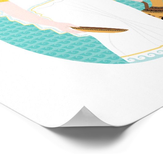 Affiche Matriochka de la Grèce antique (Coin)