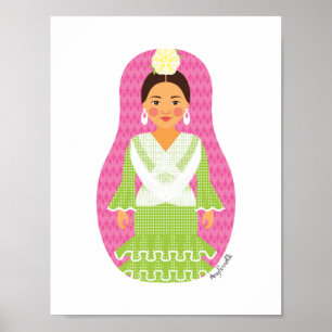 Affiche Matriochka Espagnole