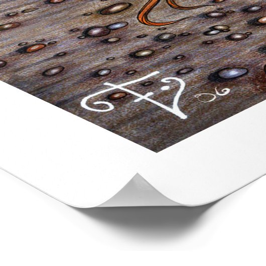 Affiche Matte de l'atelier d'Elfland (Coin)