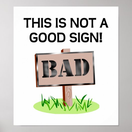 Affiche Mauvais Signe (Devant)