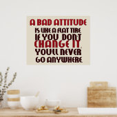affiche mauvaise attitude (Cuisine)