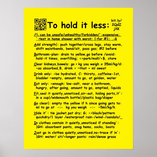 Affiche médiatique "Pour la tenir moins" (Devant)