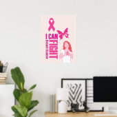 Affiche médicale de sensibilisation au cancer du s (Bureau à domicile)