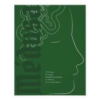 Affiche Médusa Foto Afdruk
