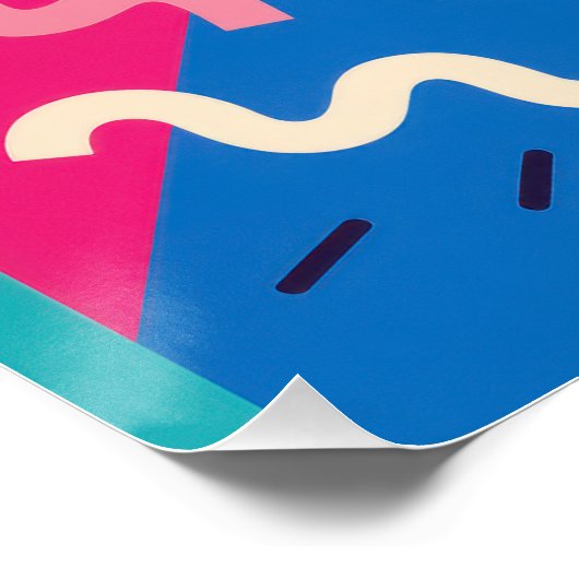 Affiche Memphis Pop : BREAKFAST (Coin)