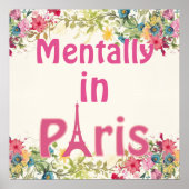 Affiche Mentalement À Paris (Devant)