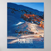 Affiche Méribel Station de ski (Devant)