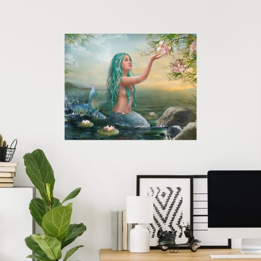 affiche Mermaid Ariel (Bureau à domicile)