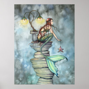 Affiche Mermaid's Perch par Molly Harrison