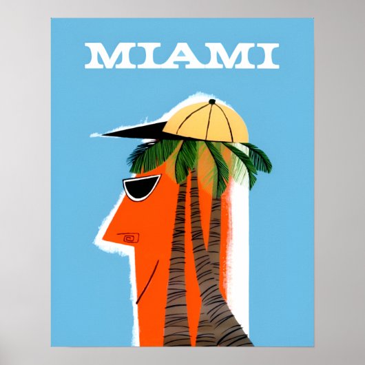 Affiche Miami Floride (Devant)