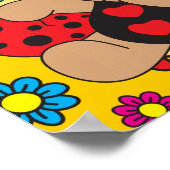 Affiche Mignon Petit Scarabée de l'Amour (Coin)