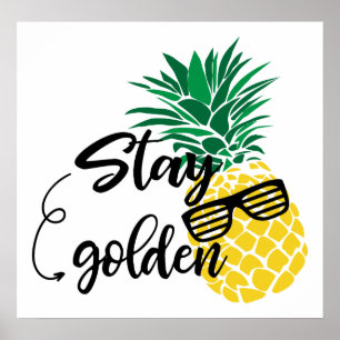 Affiche mignonne de décor de maison de plage
